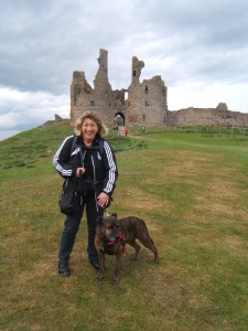 gordon Visting Dunstanburgh castle
